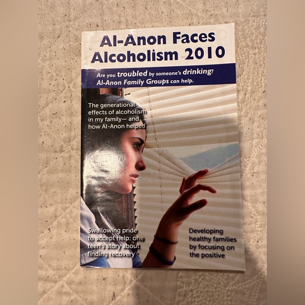 Al-Anon faces alcoholism 2010! Like new